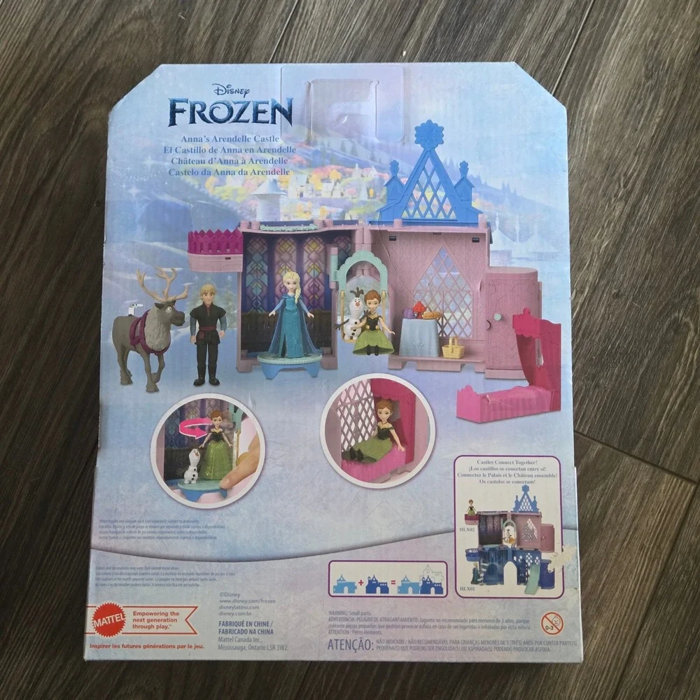 Disney Frozen Anna Arendelle Castle Storytime Stackers Playset Pink NEW